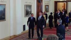 Prezydent Słowacji Andrej Kiska u premiera Donalda Tuska  fot.ŚWIECZAK 