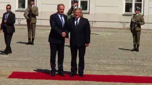 Spotkanie prezydentów państw bałtyckich, Grupy Wyszehradzkiej, Bułgarii i Rumunii  fot ŚWIECZAK
