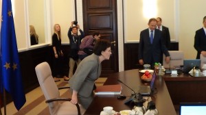 Posiedzenie Rady Ministrów przed expose premier Ewy Kopacz‏  fot. ŚWIECZAK 