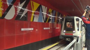 Pierwszy publiczny przejazd II linią metra fot.ŚWIECZAK