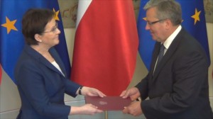 Prezydent desygnował Ewę Kopacz na premiera fot.ŚWIECZAK