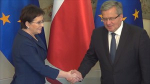 Prezydent desygnował Ewę Kopacz na premiera fot.ŚWIECZAK