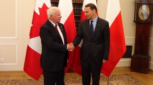 Spotkanie Marszałka Sejmu z gubernatorem generalnym Kanady  fot. ŚWIECZAK 