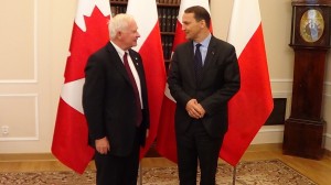 Spotkanie Marszałka Sejmu z gubernatorem generalnym Kanady  fot. ŚWIECZAK 