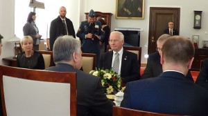 Spotkanie Marszałka Senatu z gubernatorem generalnym Kanady fot. ŚWIECZAK 
