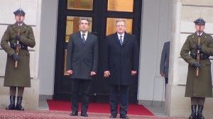 Prezydent Bułgarii Rosen Plewnelijew w Warszawie  fot. ŚWIECZAK 