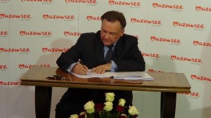 Uroczystość podpisania kontraktu terytorialnego dla Mazowsza  fot. ŚWIECZAK