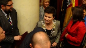 Zaprzysiężenie Hanny Gronkiewicz- Waltz na Prezydent Warszawy fot. ŚWIECZAK 