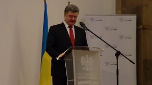 Prezydent Ukrainy Petro Poroszenko  Forum gospodarcze Polska–Ukraina fot. ŚWIECZAK 