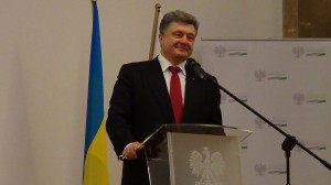 Prezydent Ukrainy Petro Poroszenko  Forum gospodarcze Polska–Ukraina fot. ŚWIECZAK 