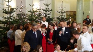 Świąteczne spotkanie Pary Prezydenckiej z dziećmi  fot. ŚWIECZAK 