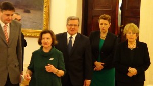 Galeria Malarstwa Polskiego z kolekcji Muzeum Narodowego w Krakowie otwarta w Pałacu Prezydenckim fot. ŚWIECZAK
