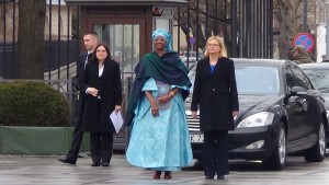 Ceremonia złożenia listów uwierzytelniających przez Ambasadorów Republiki Nigru, Botswany, Mali, Mozambiku i Królestwa Kambodży fot. ŚWIECZAK