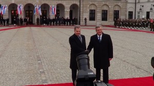 Prezydent Republiki Finlandii Sauli Niinistö z oficjalną wizytą w Polsce. fot. ŚWIECZAK