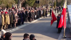 Uroczystości w 5 rocznicę Katastrofy Smoleńskiej na Cmentarzu Wojskowym na Powązkach fot.ŚWIECZAK 