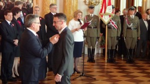 Prezydent RP Bronisław Komorowski wręczył odznaczenia państwowe z okazji Święta Narodowego 3 Maja  fot.SWIECZAK