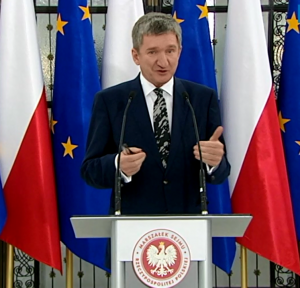 Briefing wicemarszałka Jerzego Wenderlicha ws. wyboru marszałka Sejmu