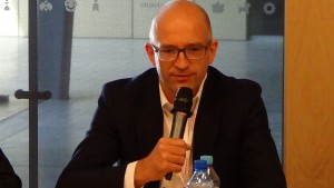 Grzegorz Kiełpsz  Prezes PZFD Warsaw Days – briefing prasowy fot. ŚWIECZAK 