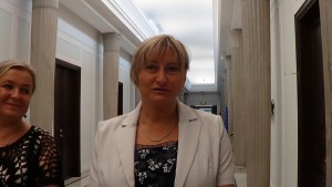 Renata Pszczółkowska-Kozub Konferencja prasowa - Protest pracowników sądów i prokuratur fot. ŚWIECZAK