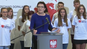 Premier Ewa Kopacz Podpisano Pakt Społeczny Przeciw Dopalaczom fot. ŚWIECZAK