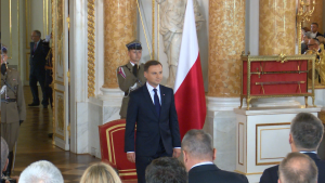 Uroczystość przekazania Prezydentowi RP odznak Orderu Orła Białego i Krzyża Wielkiego Orderu Odrodzenia Polski fot. ŚWIECZAK 
