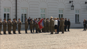 Uroczyste powitanie Prezydenta RP Andrzeja Dudy w Pałacu Prezydenckim fot. ŚWIECZAK