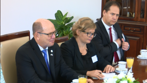 Przewodniczący parlamentu Szwecji złożył wizytę w Senacie fot. ŚWIECZAK