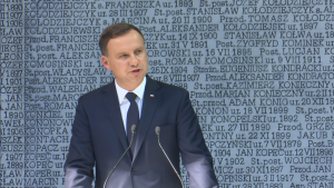 Prezydent Andrzej Duda Uroczystość oficjalnego otwarcia Muzeum Katyńskiego fot. ŚWIECZAK