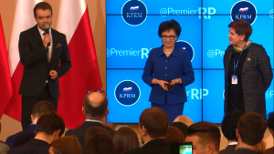 Noworoczny #TweetupKPRM Spotkanie Premier Beaty Szydło z dziennikarzami. fot. ŚWIECZAK