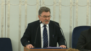 Senator Zbigniew Cichoń Senat przyjął ustawę o prokuraturze fot. ŚWIECZAK