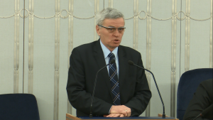 Senator Stanisław Kogut Senat przyjął ustawę o prokuraturze fot. ŚWIECZAK