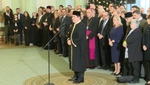 Spotkanie Pary Prezydenckiej z przedstawicielami najważniejszych religii i wyznań w Polsce fot. ŚWIECZAK