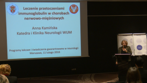 Prof. dr hab. med. Anna Kamińska Konferencja "Programy lekowe w neurologii" fot. ŚWIECZAK