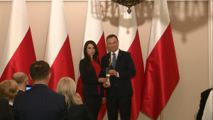 Prezydent RP Andrzej Duda laureatem nagrody Ruchu Społecznego im. Prezydenta RP Lecha Kaczyńskiego fot. ŚWIECZAK