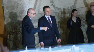 Wizyta prezydenta Andrzeja Dudy w Muzeum Historii Żydów Polskich POLIN fot. ŚWIECZAK