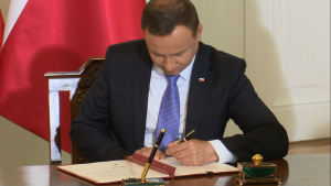Ceremonia podpisania dokumentów z udziałem prezydentów Polski i Chin fot. ŚWIECZAK