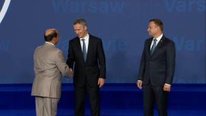 Oficjalne powitanie przez Prezydenta RP i Sekretarza Generalnego NATO Szefów Państw i Rządów fot. ŚWIECZAK
