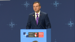 Prezydent Duda podsumował Szczyt NATO w Warszawie fot. ŚWIECZAK