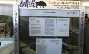 Marszałek Kuchciński otworzył wystawę „Puszcza Białowieska – lasy naturalne czy też dziedzictwo kulturowe miejscowej ludności” fot. ŚWIECZAK