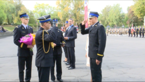 Inauguracja roku akademickiego 2016/2017, Ślubowanie strażaków w służbie kandydackiej Szkoły Głównej Służby Pożarniczej fot. ŚWIECZAK 
